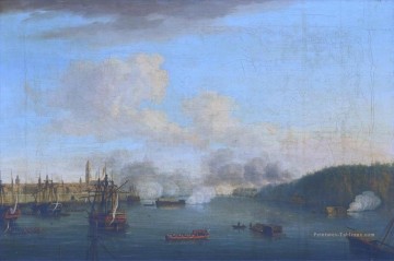  batailles Peintre - Vue du siège de La Havane II par Dominic Serres Batailles navales